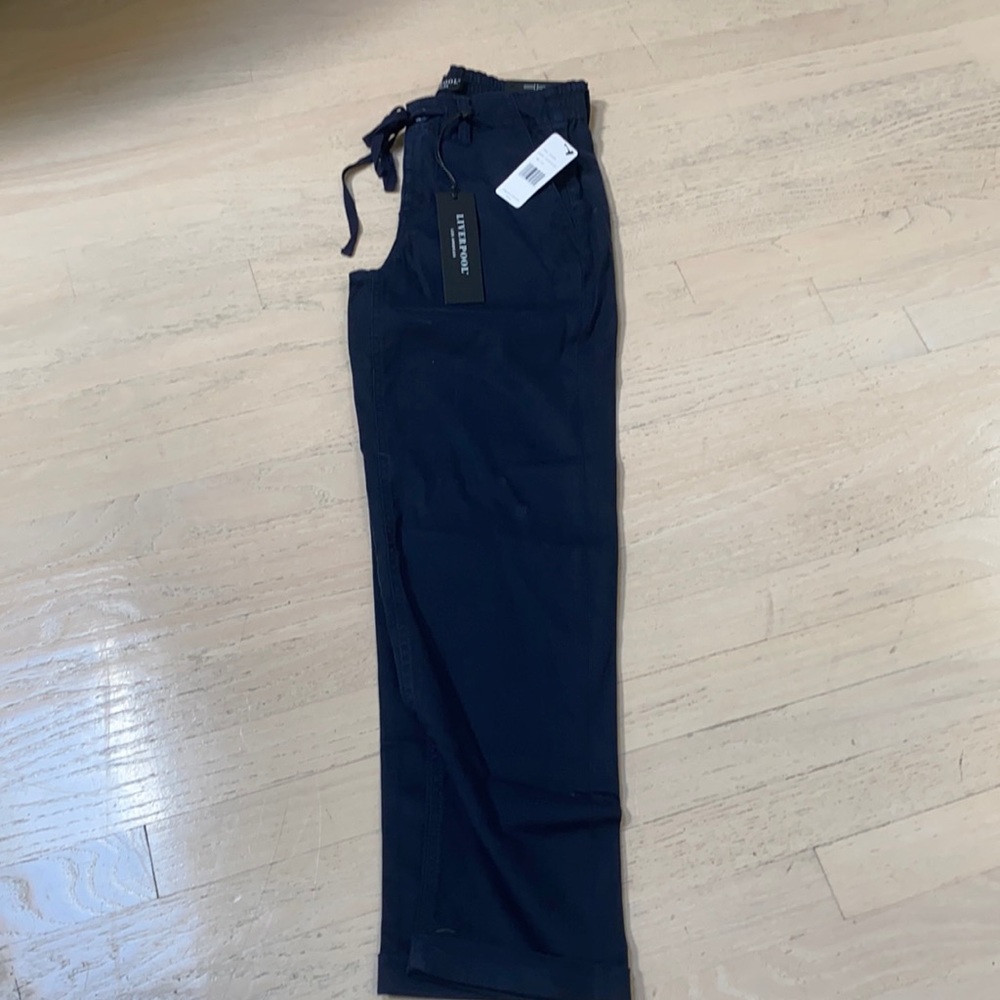 Liverpool brand navy pants NWT